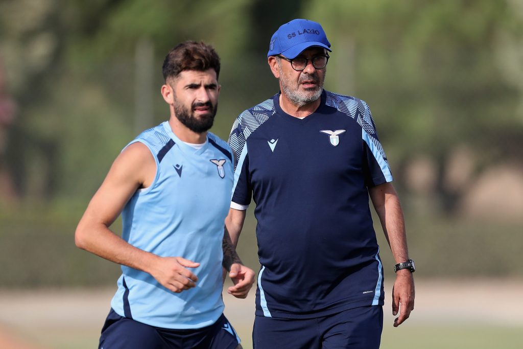 Elseid Hysaj e Maurizio Sarri