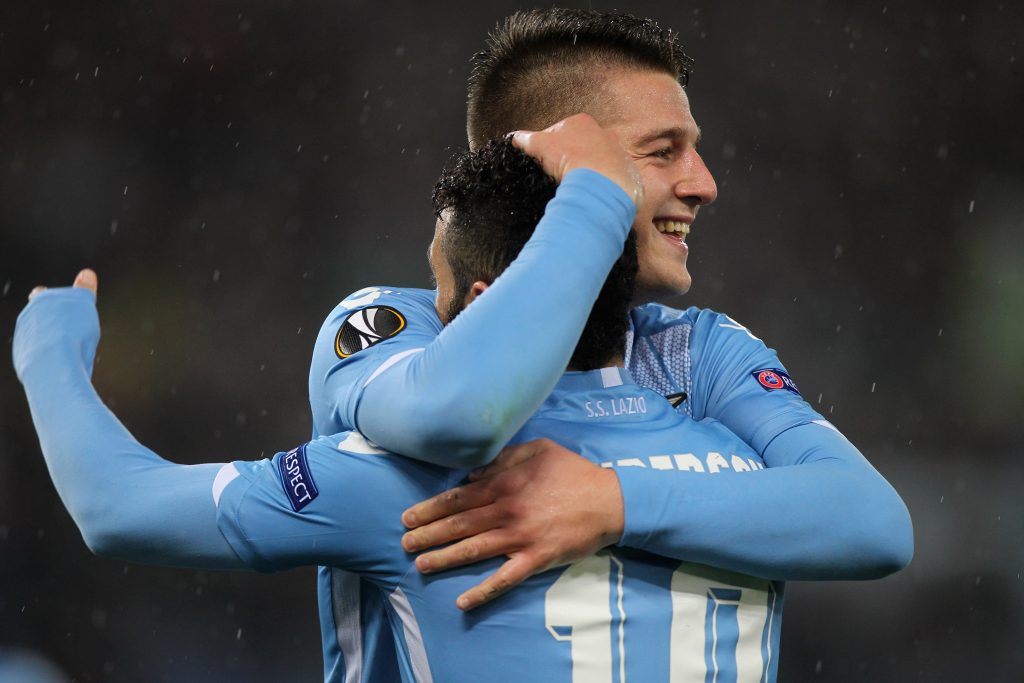 Felipe Anderson e Milinkovic