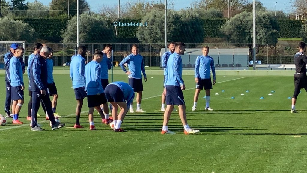 La Lazio in campo a Formello