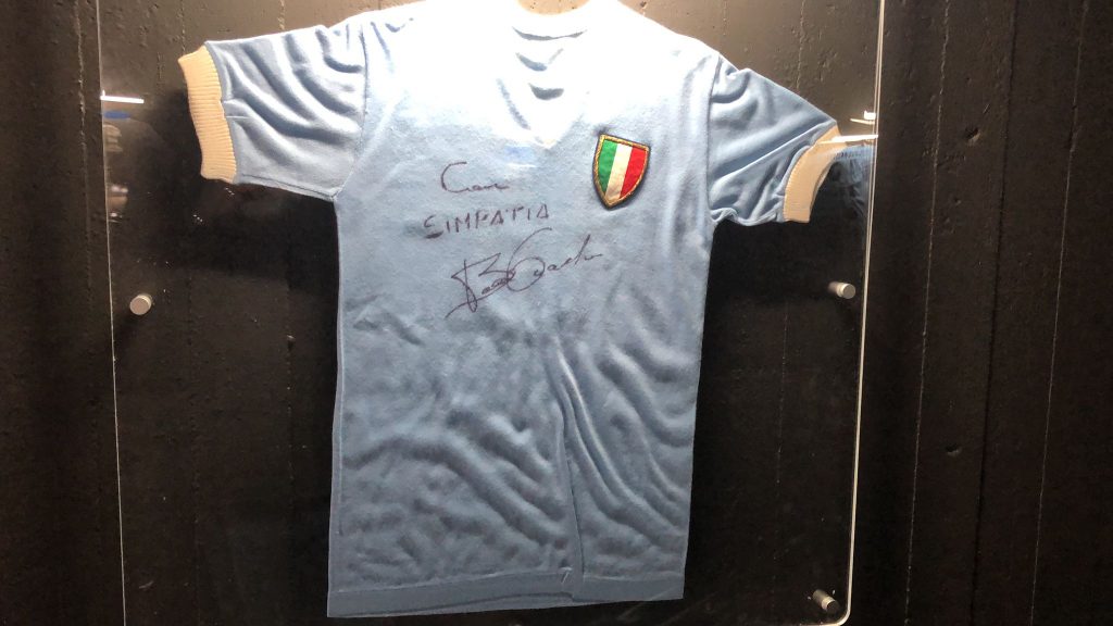 La maglia con il primo Scudetto della Lazio