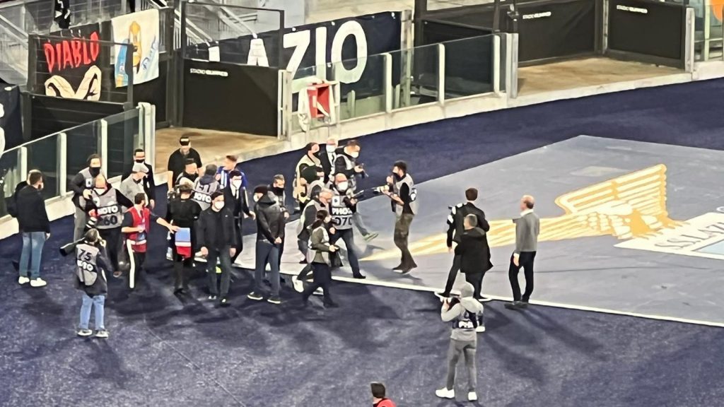 La Lazio celebra Immobile