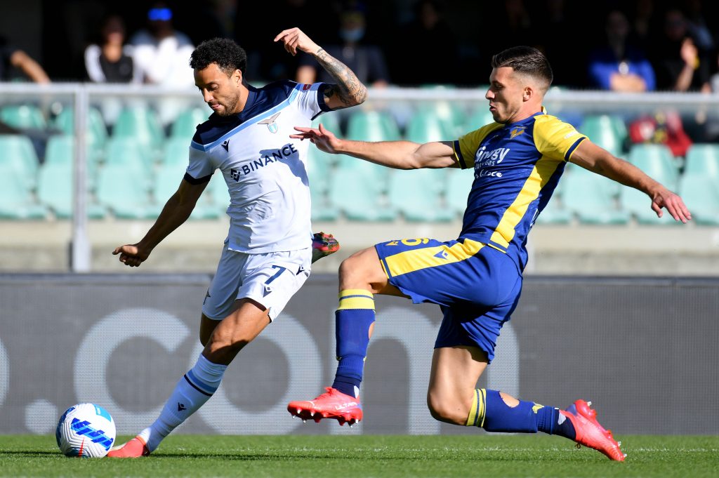 Felipe Anderson contro Casale in Hellas Verona-Lazio