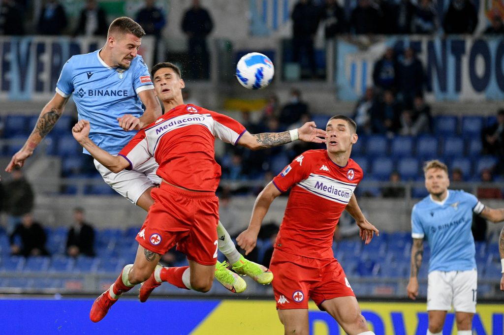 Milinkovic contro la Fiorentina