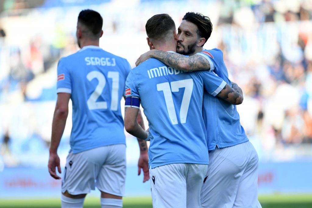 Milinkovic, Immobile e Luis Alberto