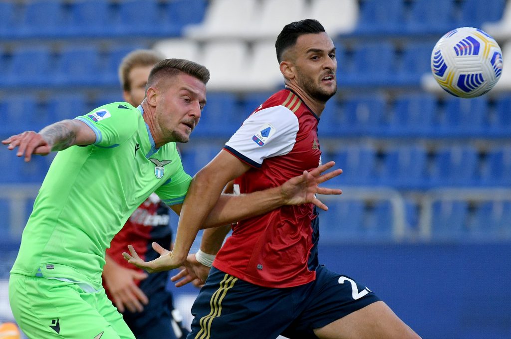 Milinkovic e Faragò in Cagliari-Lazio