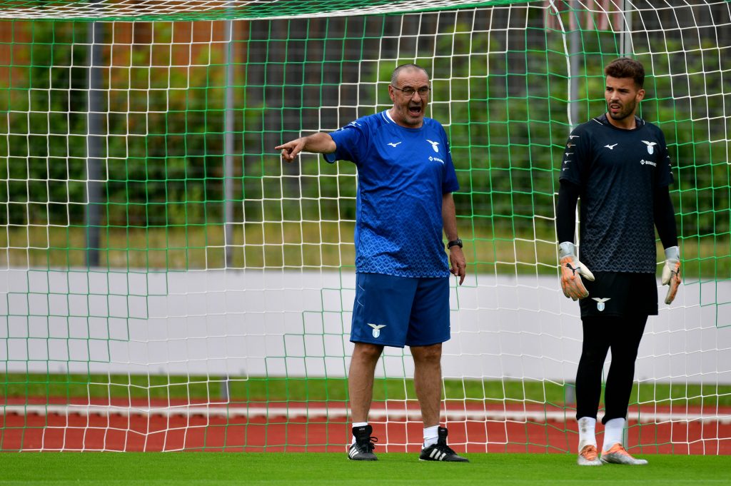 Maurizio Sarri e Luis Maximiano
