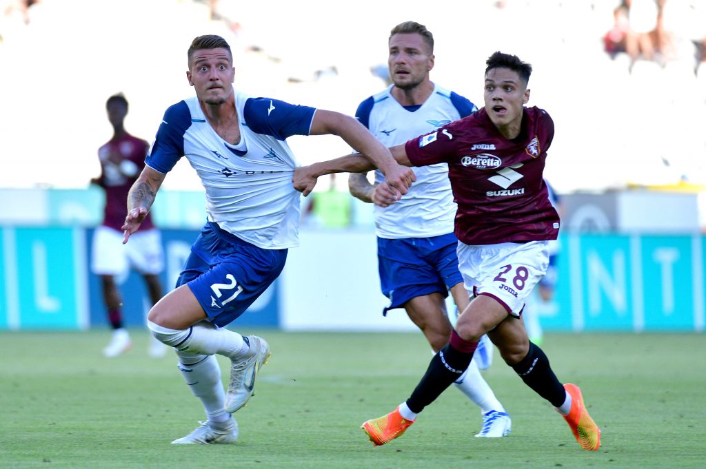 Sergej Milinkovic-Savic e Ciro Immobile