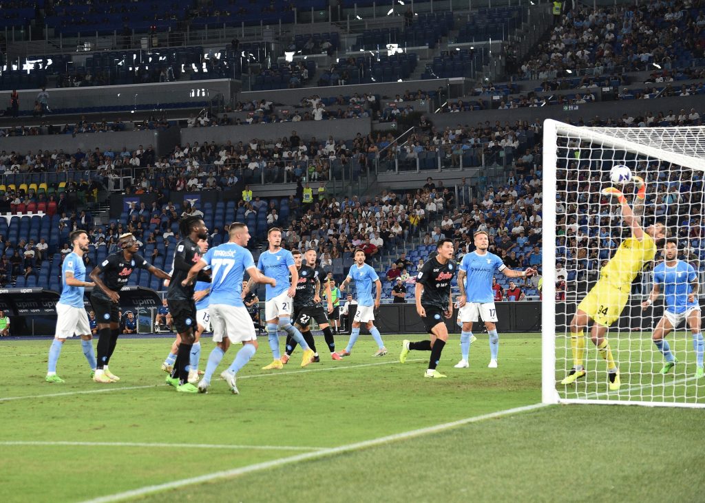 Provedel prova a salvare il gol di Kim