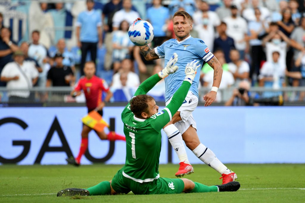 Immobile in gol contro lo Spezia