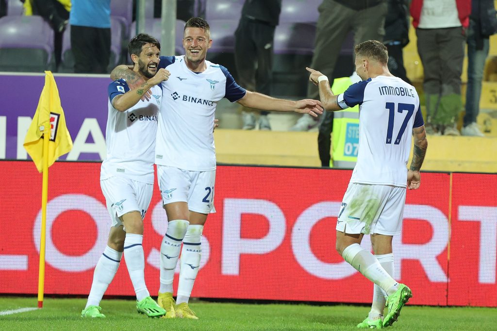 Immobile, Milinkovic e Luis Alberto