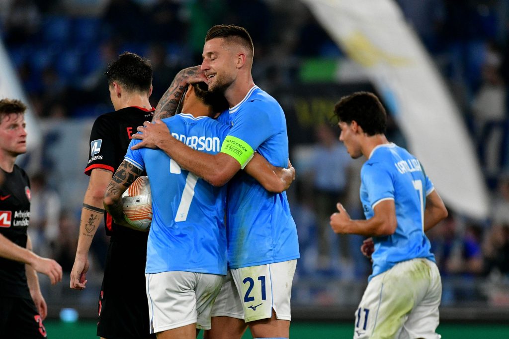 Milinkovic e Felipe Anderson