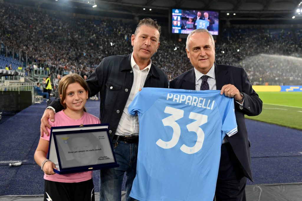 Lotito e la famiglia di Paparelli