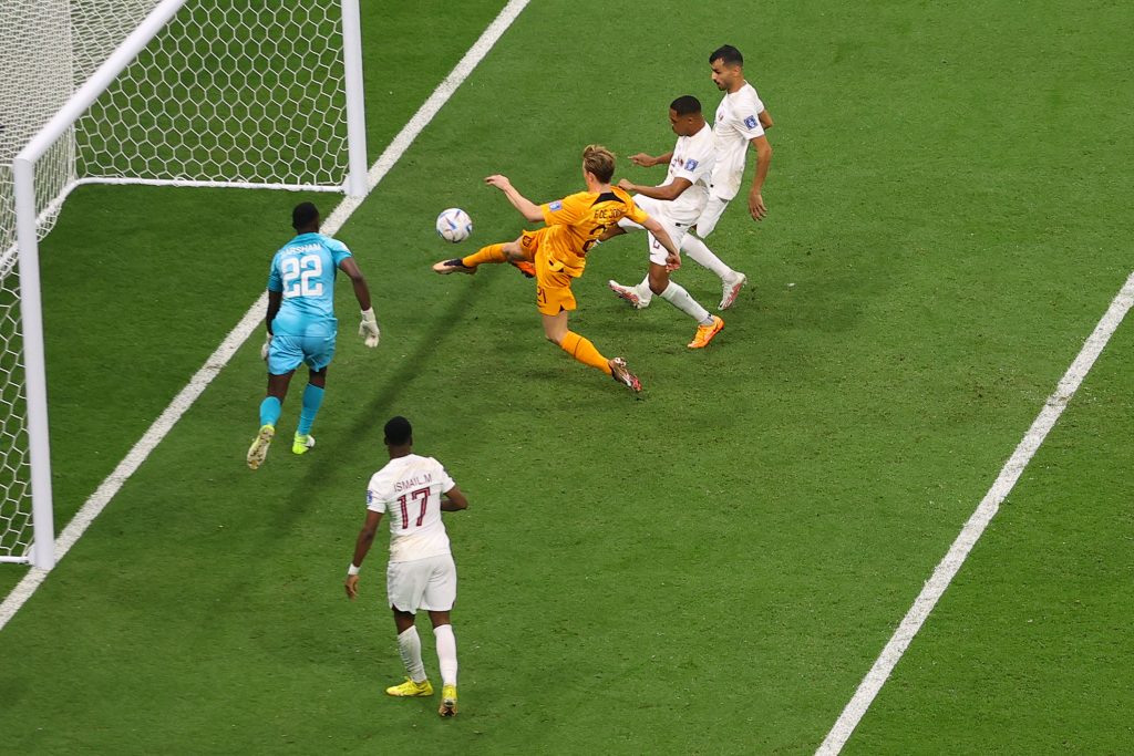 Il tap-in di de Jong