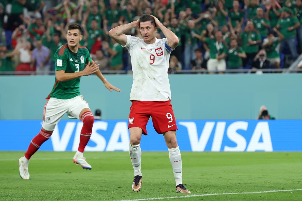 Lewandoski si dispera dopo l'errore dal dischetto