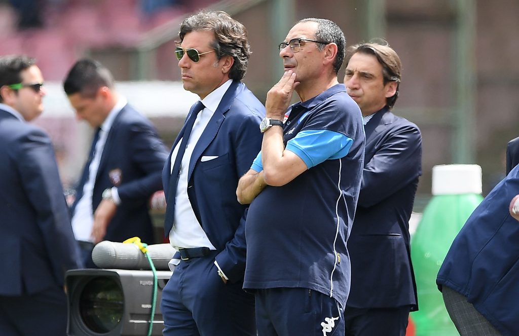 Maurizio Sarri e Cristiano Giuntoli