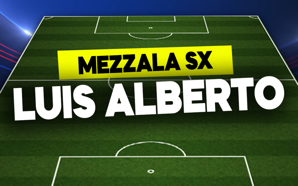 Luis Alberto come mezzala