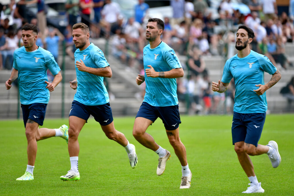 Nicolò Casale, Ciro Immobile, Alessio Romagnoli e Luis Alberto