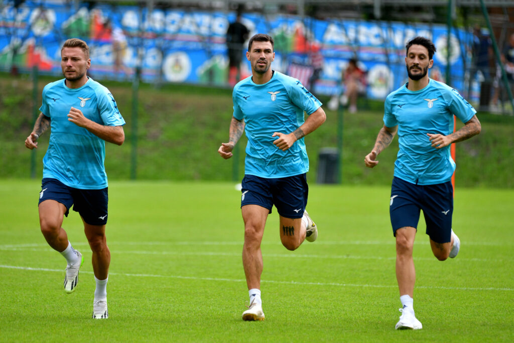 Ciro Immobile, Alessio Romagnoli e Luis Alberto
