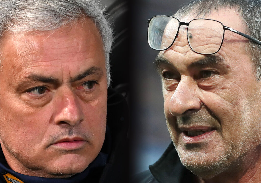 Sarri e Mourinho