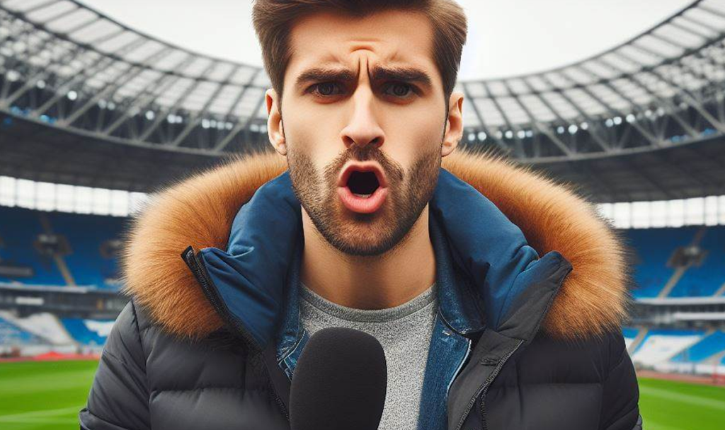 Giornalista che parla di Inter