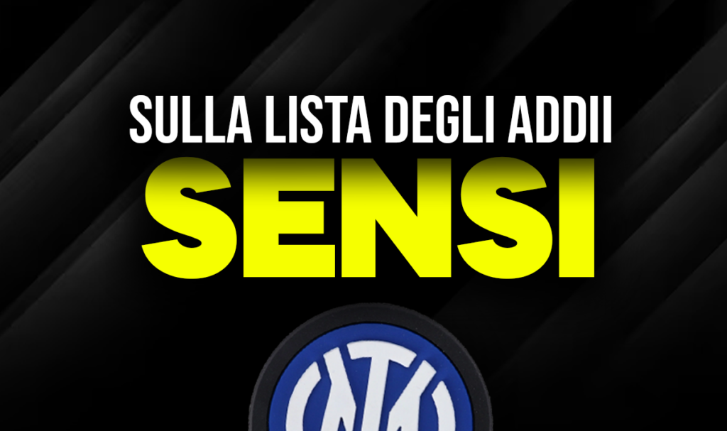 Sensi addio all'Inter