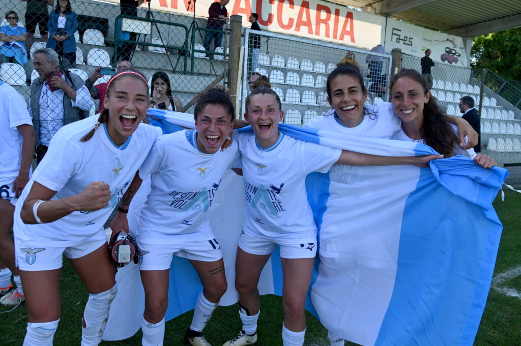 Goldoni, Castiello, Palombi, Proietti e Pezzotti, Lazio Women