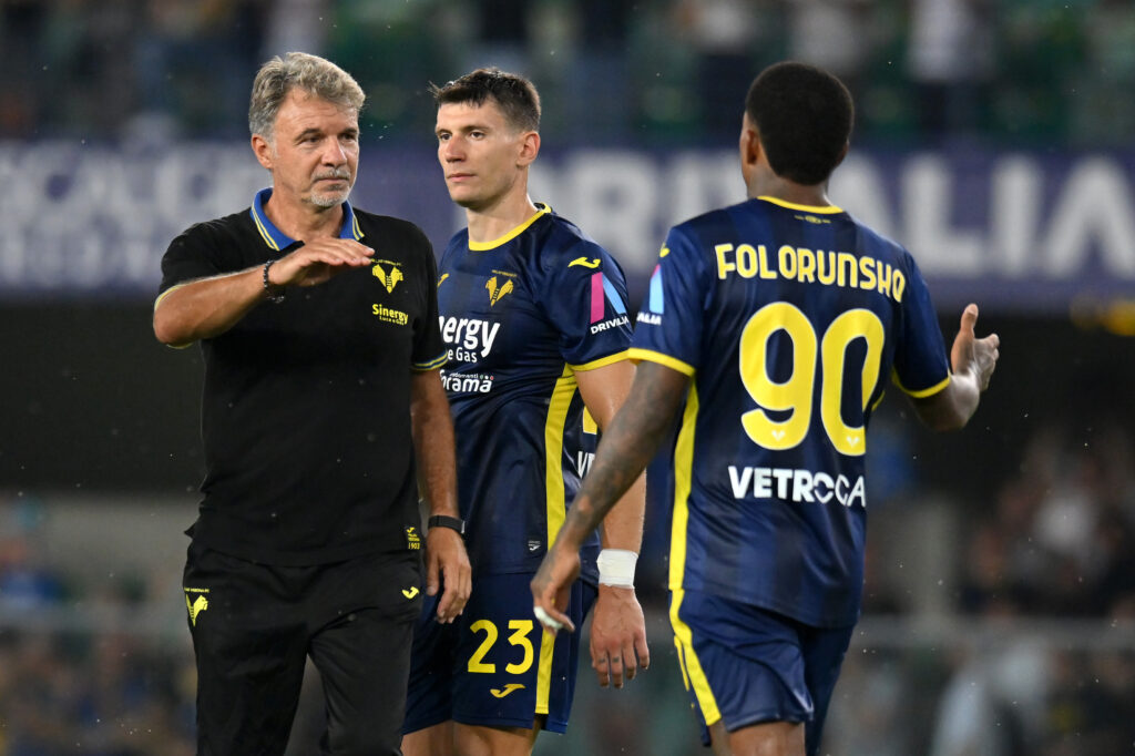 Marco Baroni e Michael Folorunsho