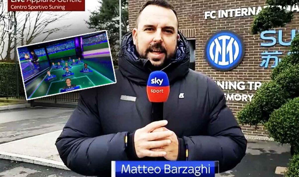 Matteo Barzaghi di Sky Sport