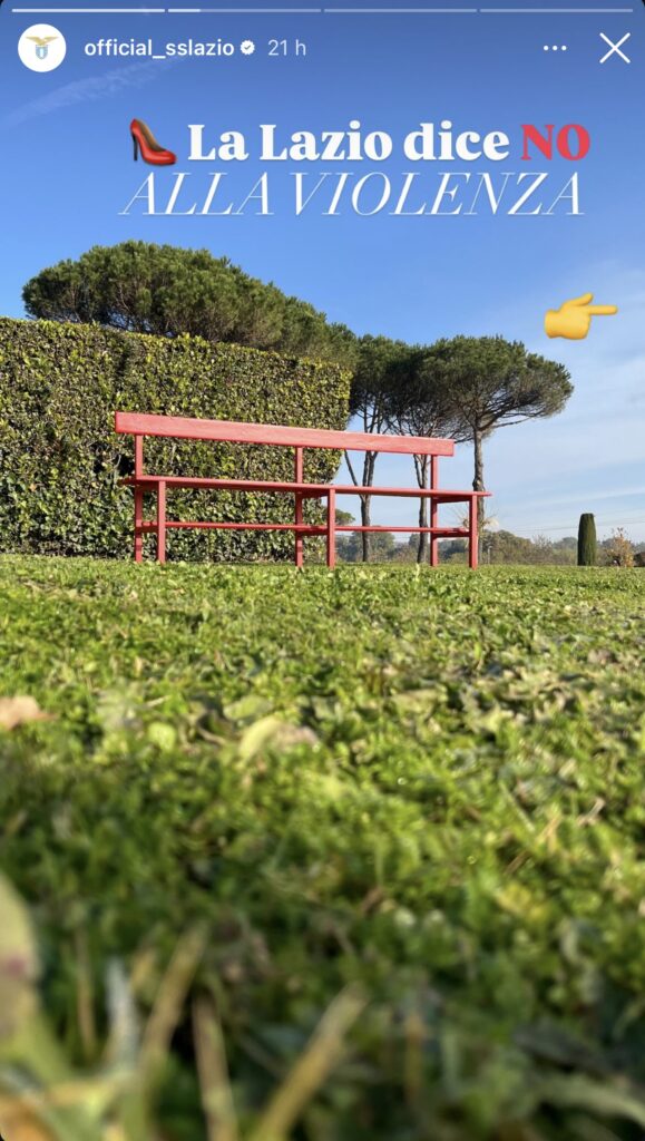 Formello, panchina rossa contro violenza sulle donne