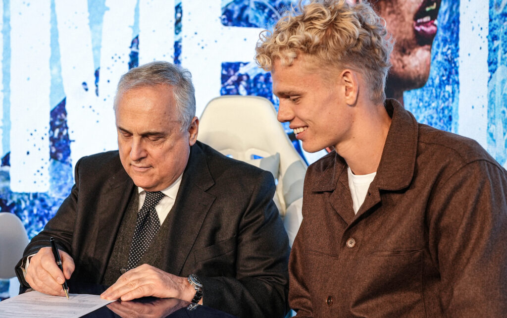 Provstgaard e Claudio Lotito