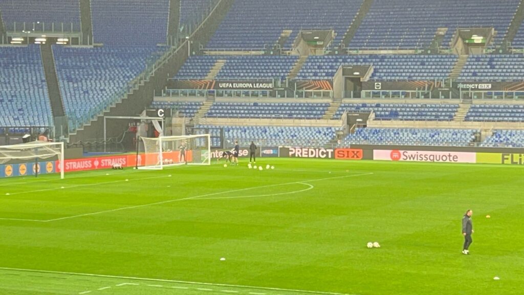 Lazio-Viktoria Plzen rifinitura ospiti Olimpico