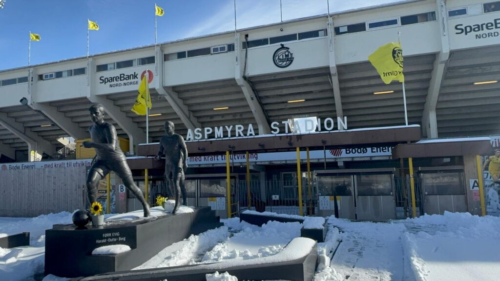 L'esterno dell’Aspmyra Stadion