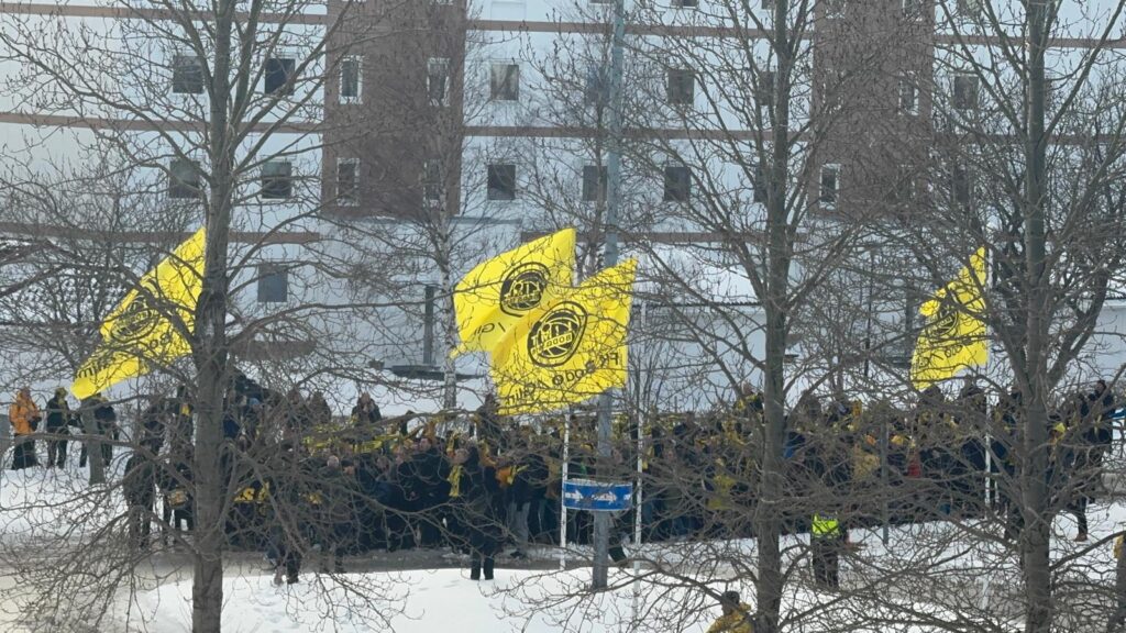 Arrivo tifosi Bodo Aspmyra Stadion