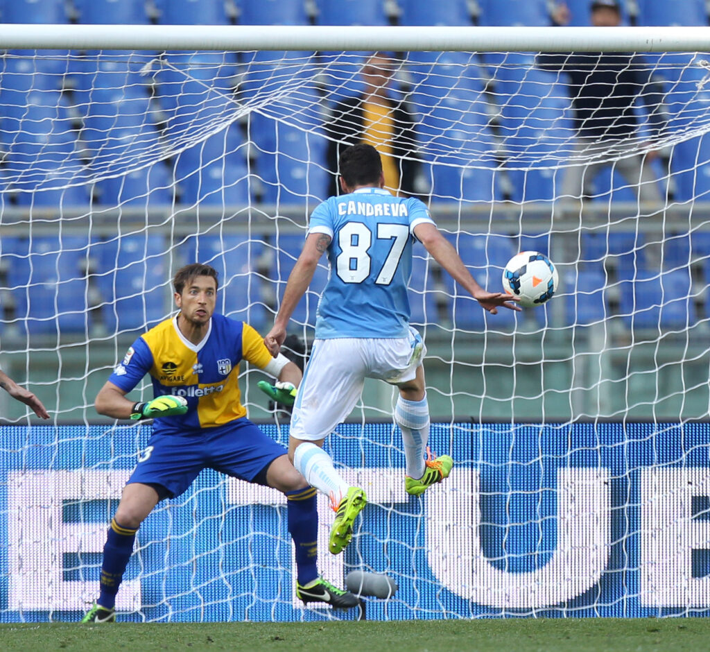 Lazio-Parma, Candreva