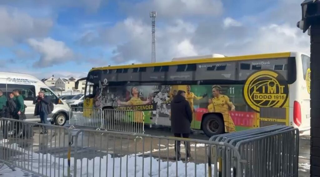 Arrivo Bodo Aspmyra Stadion