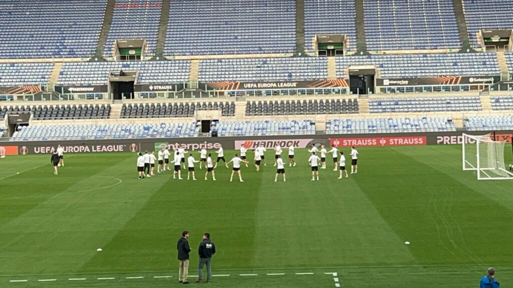 Rifinitura Lazio-Bodo/Glimt Europa League Olimpico