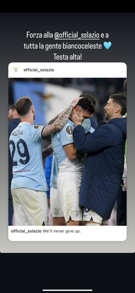 Il messaggio social di Luis Alberto dopo l'eliminazione