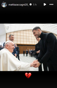 Storia Instagram di Zaccagni