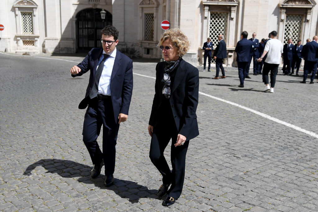 Enrico Lotito e Cristina Mezzaroma Vaticano