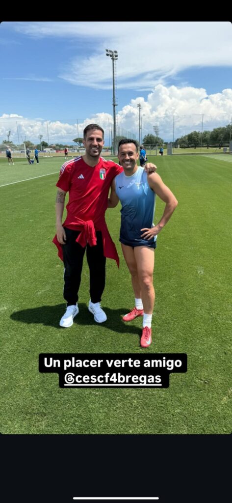 Pedro accoglie Fabregas a Formello