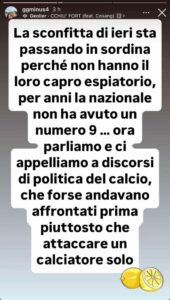 storia Instagram del fratello di Immobile