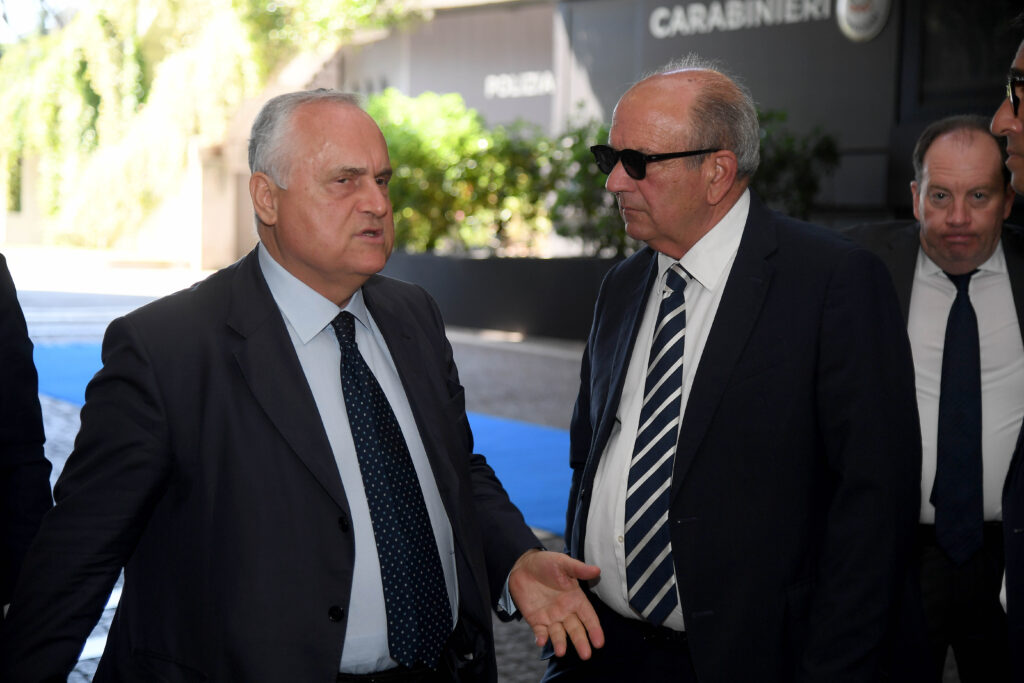 Claudio Lotito e Angelo Fabiani