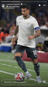 Storia Instagram Zaccagni