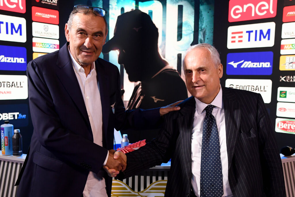 Maurizio Sarri e Claudio Lotito