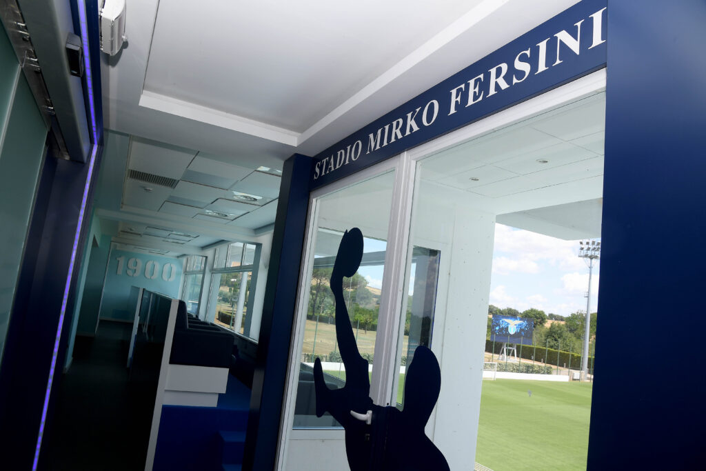 Formello, tribuna autorità campo Mirko Fersini