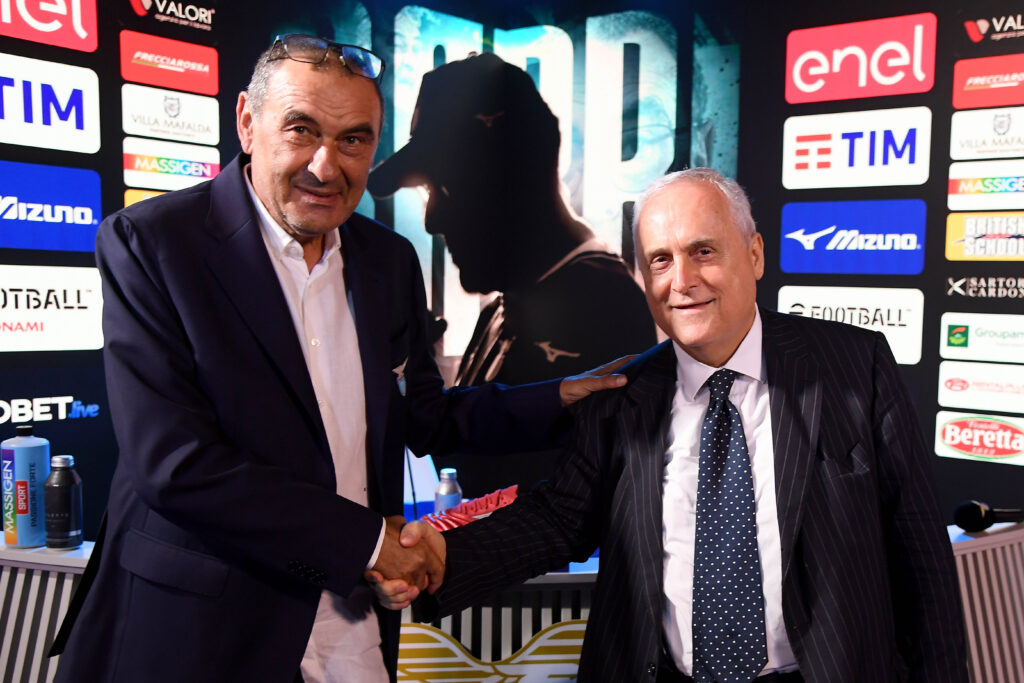 Maurizio Sarri e Claudio Lotito