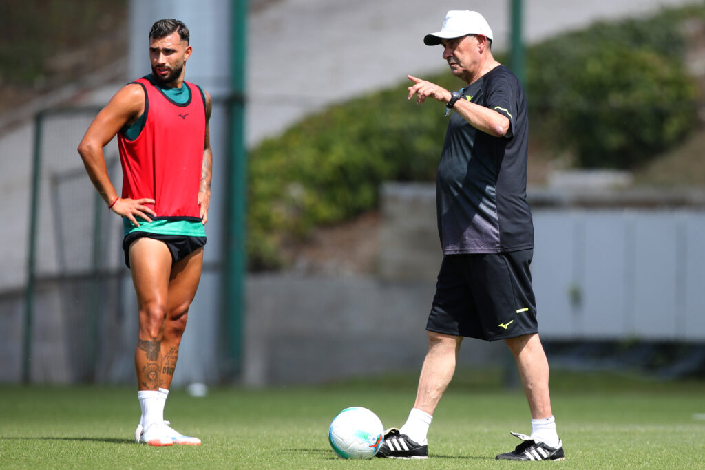 Castellanos e Maurizio Sarri