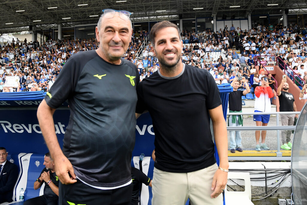 Maurizio Sarri e Fabregas