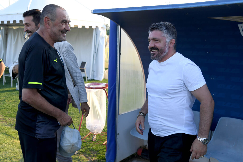 Maurizio Sarri e Gattuso
