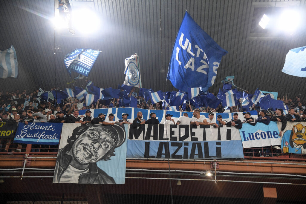 Tifosi Lazio a Genova